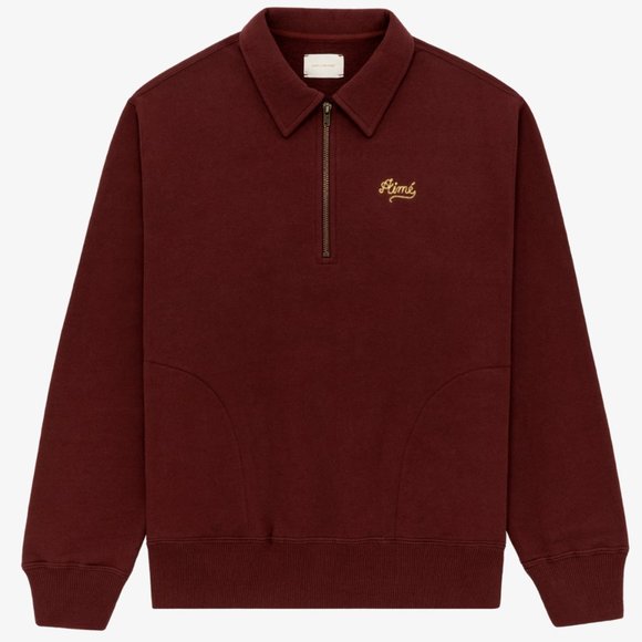Aime Leon Dore Chain Stitch Quarter Zip Sweatshirt F/W 21 - Picture 5 of 5